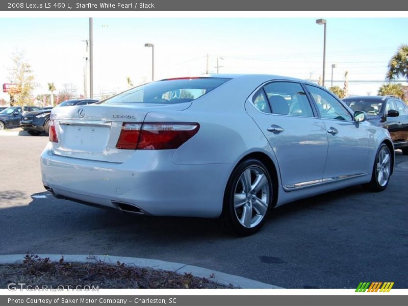 Starfire White Pearl / Black 2008 Lexus LS 460 L