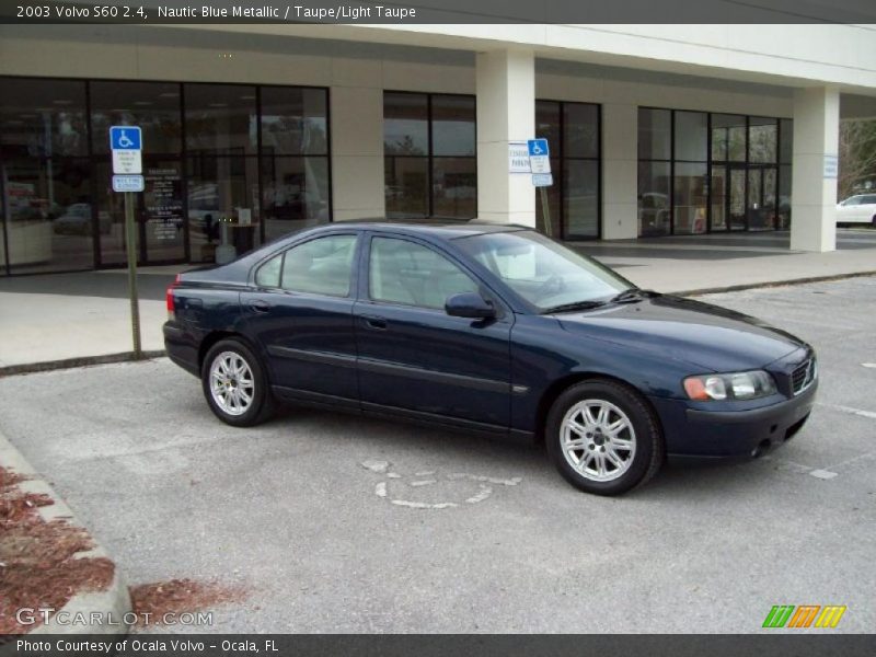 Nautic Blue Metallic / Taupe/Light Taupe 2003 Volvo S60 2.4