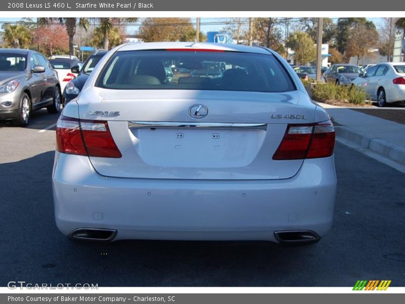 Starfire White Pearl / Black 2008 Lexus LS 460 L