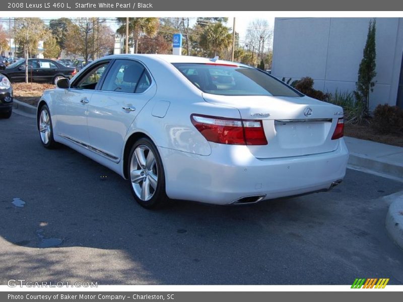 Starfire White Pearl / Black 2008 Lexus LS 460 L
