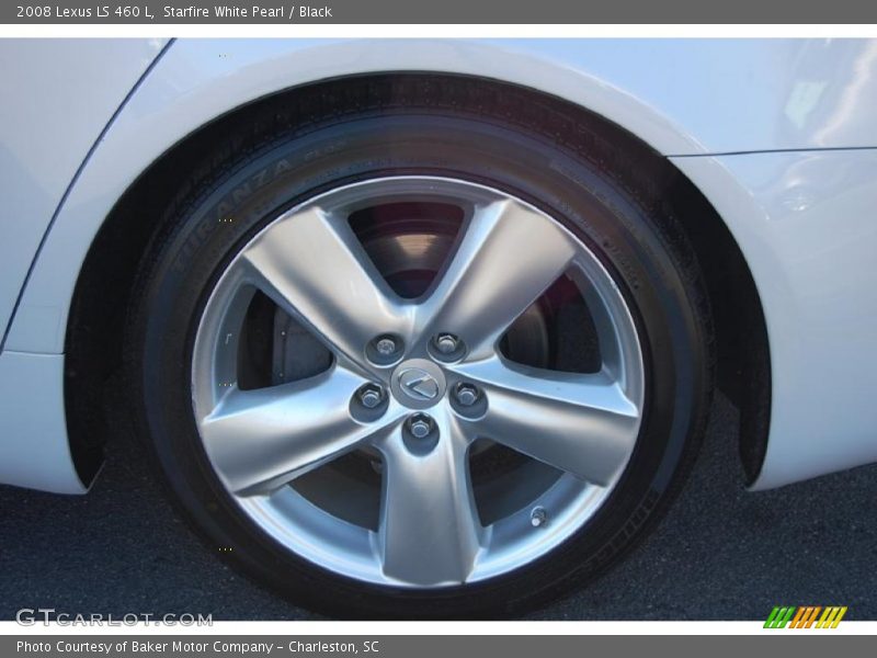 Starfire White Pearl / Black 2008 Lexus LS 460 L