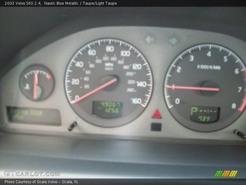 Nautic Blue Metallic / Taupe/Light Taupe 2003 Volvo S60 2.4