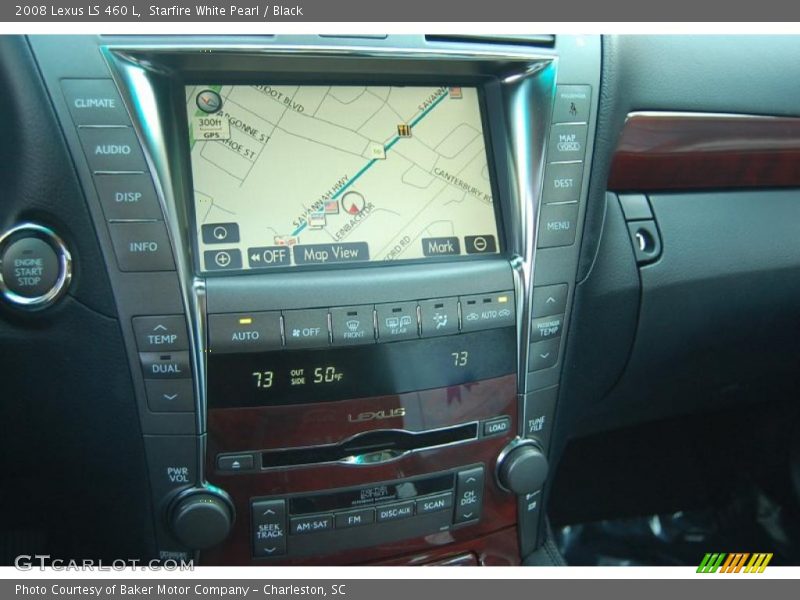 Starfire White Pearl / Black 2008 Lexus LS 460 L