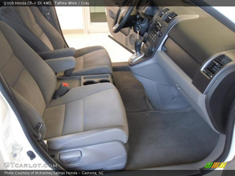 Taffeta White / Gray 2008 Honda CR-V EX 4WD