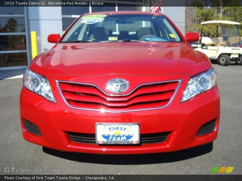 Barcelona Red Metallic / Bisque 2010 Toyota Camry LE