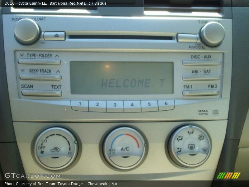 Barcelona Red Metallic / Bisque 2010 Toyota Camry LE