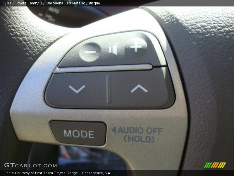 Barcelona Red Metallic / Bisque 2010 Toyota Camry LE