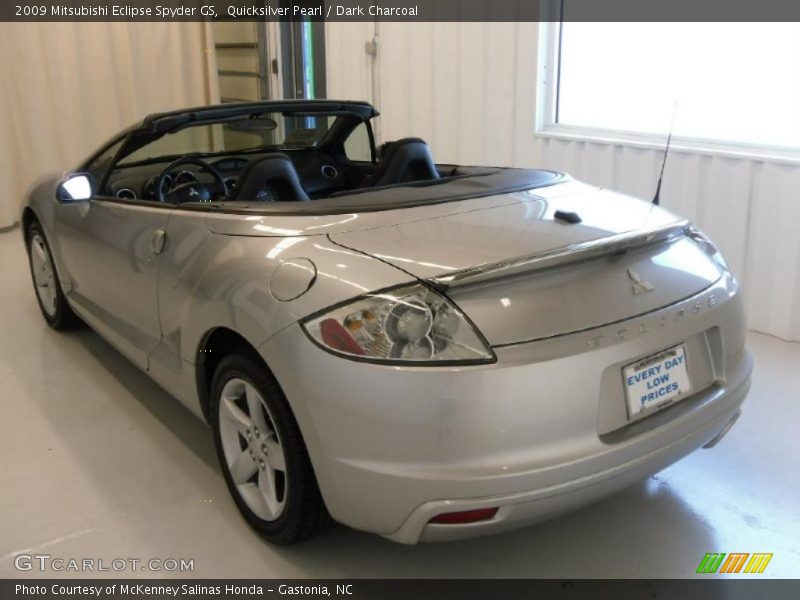 Quicksilver Pearl / Dark Charcoal 2009 Mitsubishi Eclipse Spyder GS