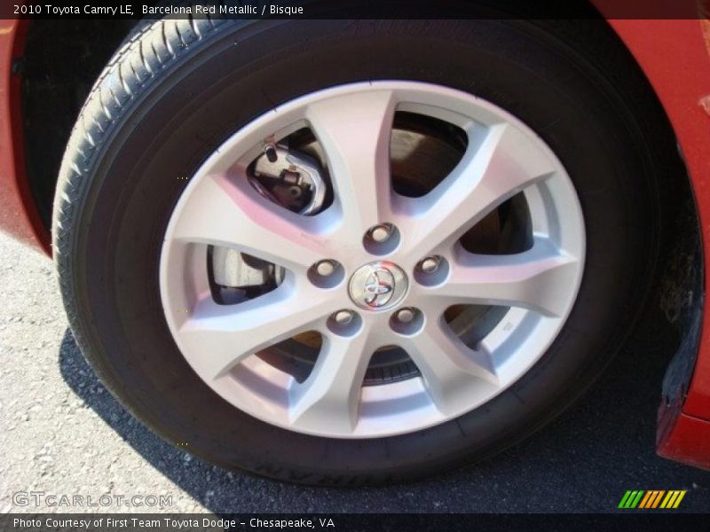 Barcelona Red Metallic / Bisque 2010 Toyota Camry LE