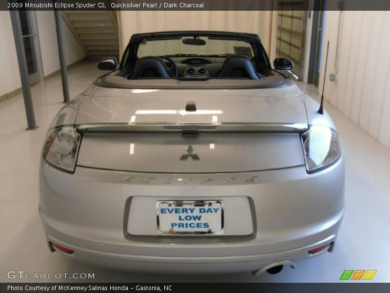 Quicksilver Pearl / Dark Charcoal 2009 Mitsubishi Eclipse Spyder GS