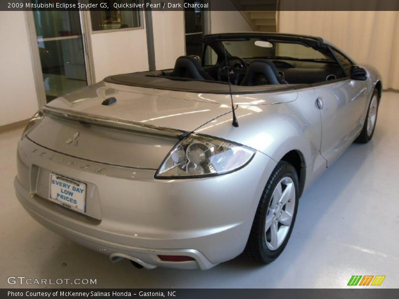 Quicksilver Pearl / Dark Charcoal 2009 Mitsubishi Eclipse Spyder GS