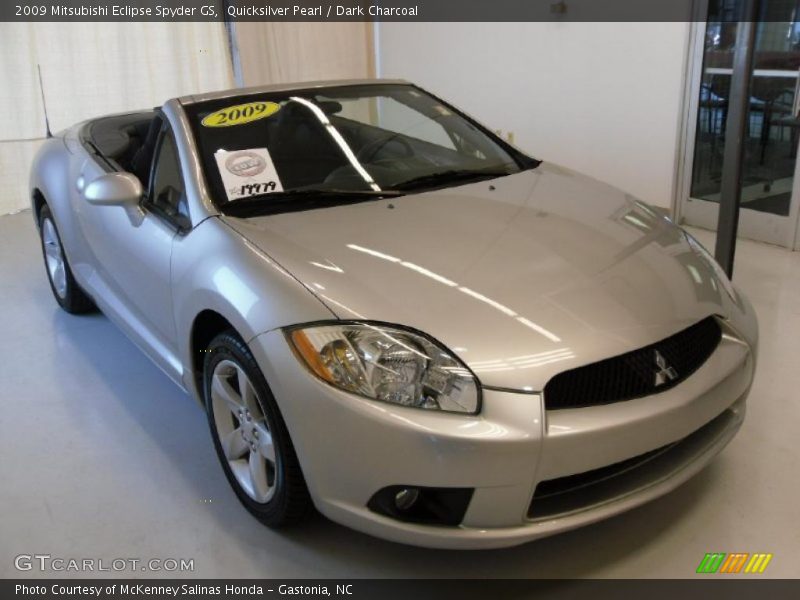 Quicksilver Pearl / Dark Charcoal 2009 Mitsubishi Eclipse Spyder GS