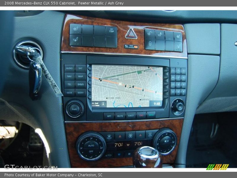 Pewter Metallic / Ash Grey 2008 Mercedes-Benz CLK 550 Cabriolet