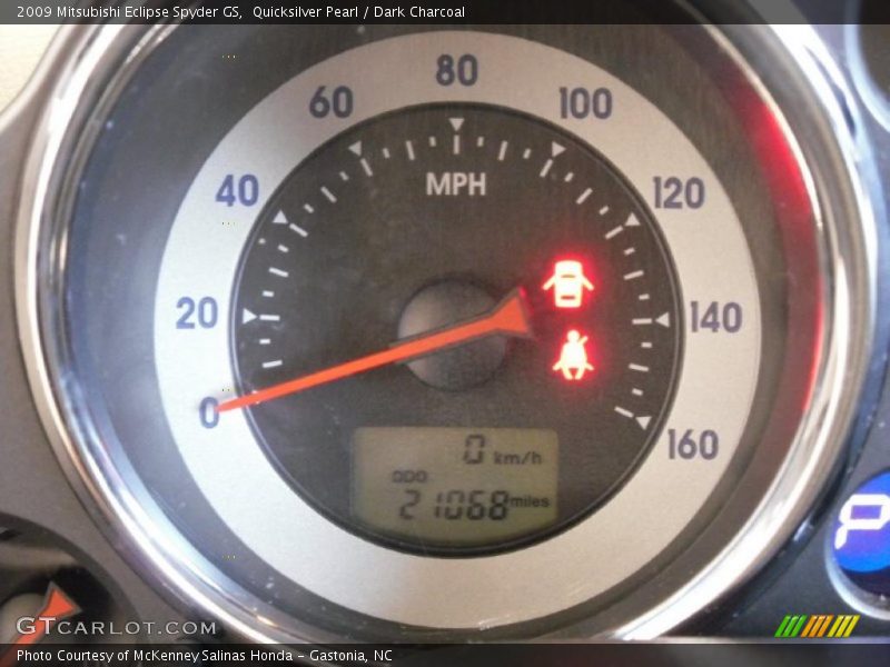 Quicksilver Pearl / Dark Charcoal 2009 Mitsubishi Eclipse Spyder GS