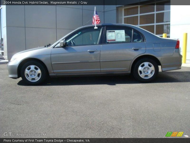 Magnesium Metallic / Gray 2004 Honda Civic Hybrid Sedan