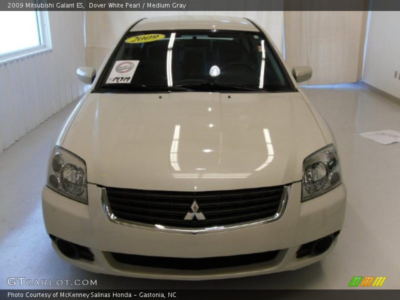 Dover White Pearl / Medium Gray 2009 Mitsubishi Galant ES
