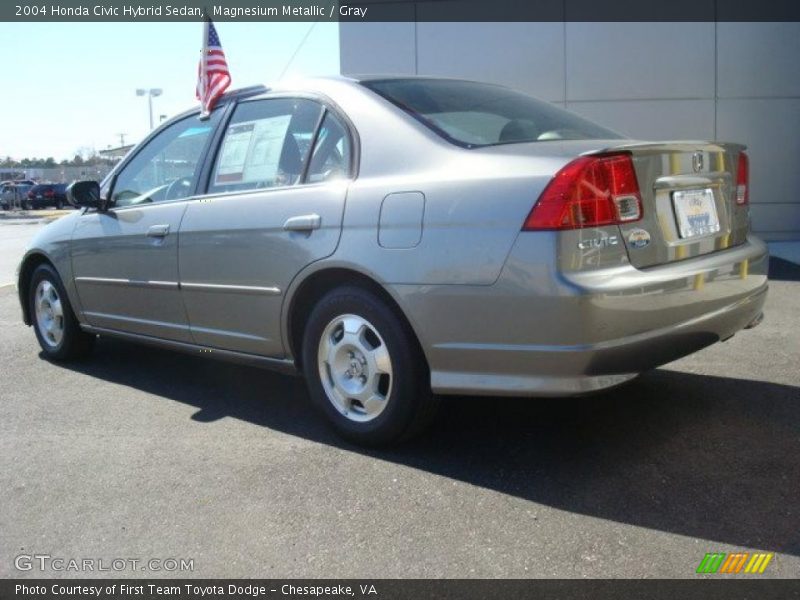 Magnesium Metallic / Gray 2004 Honda Civic Hybrid Sedan