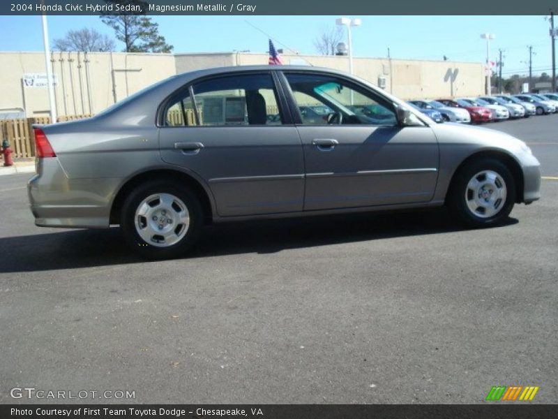 Magnesium Metallic / Gray 2004 Honda Civic Hybrid Sedan