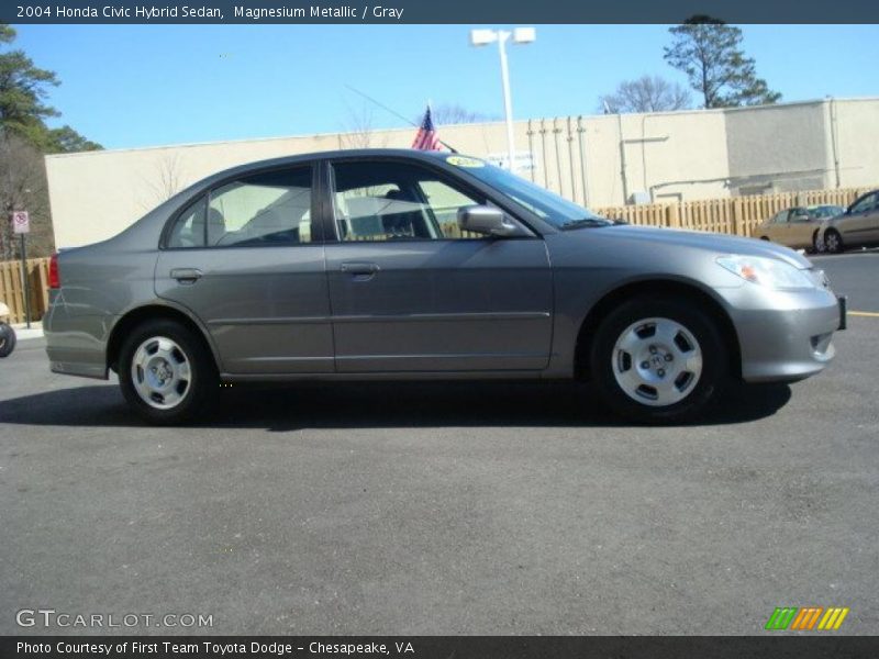 Magnesium Metallic / Gray 2004 Honda Civic Hybrid Sedan
