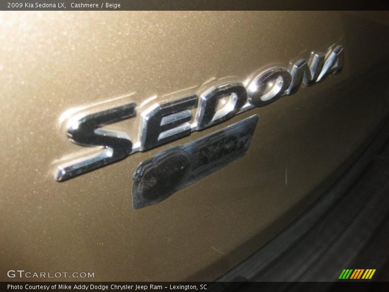 Cashmere / Beige 2009 Kia Sedona LX