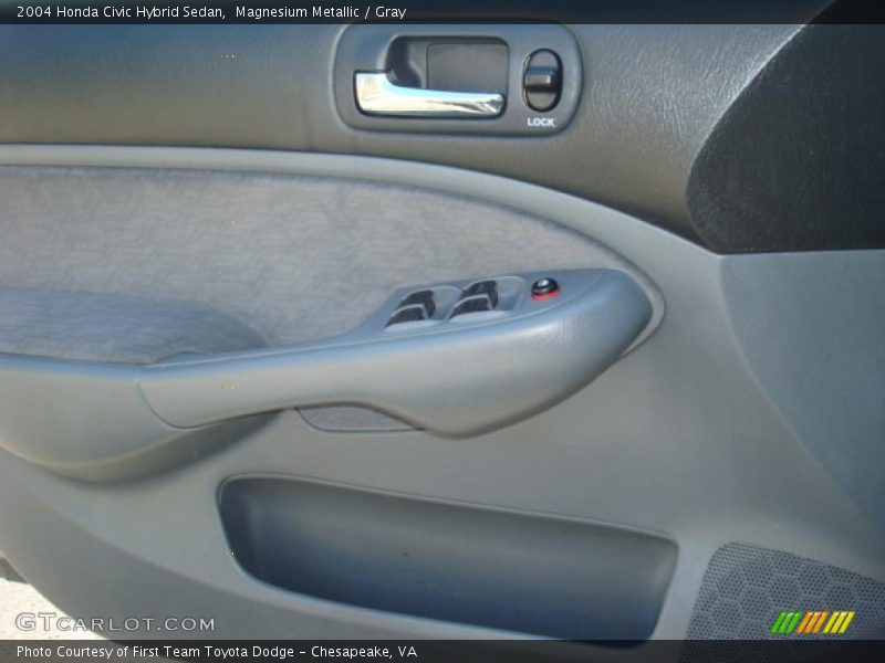 Magnesium Metallic / Gray 2004 Honda Civic Hybrid Sedan