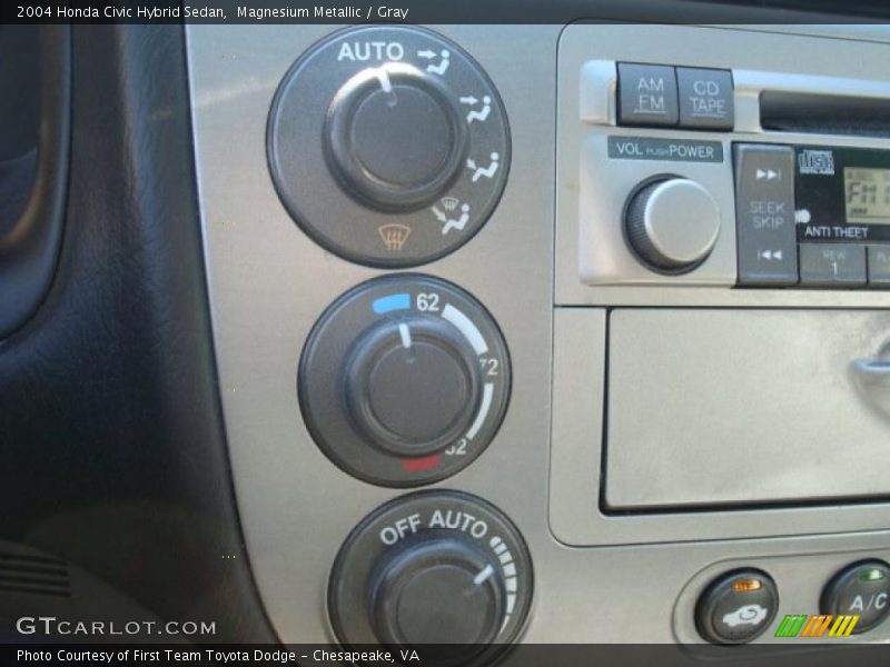 Magnesium Metallic / Gray 2004 Honda Civic Hybrid Sedan