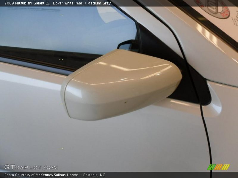 Dover White Pearl / Medium Gray 2009 Mitsubishi Galant ES