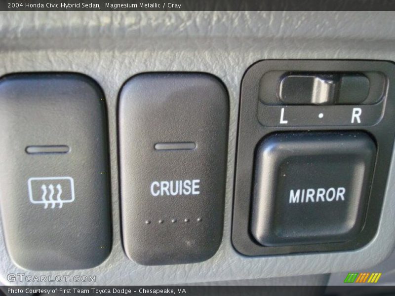 Magnesium Metallic / Gray 2004 Honda Civic Hybrid Sedan
