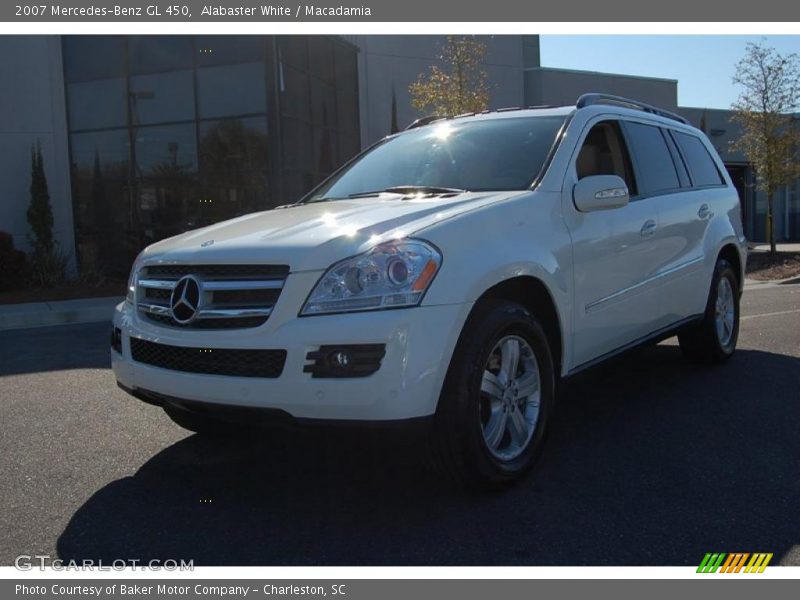 Alabaster White / Macadamia 2007 Mercedes-Benz GL 450