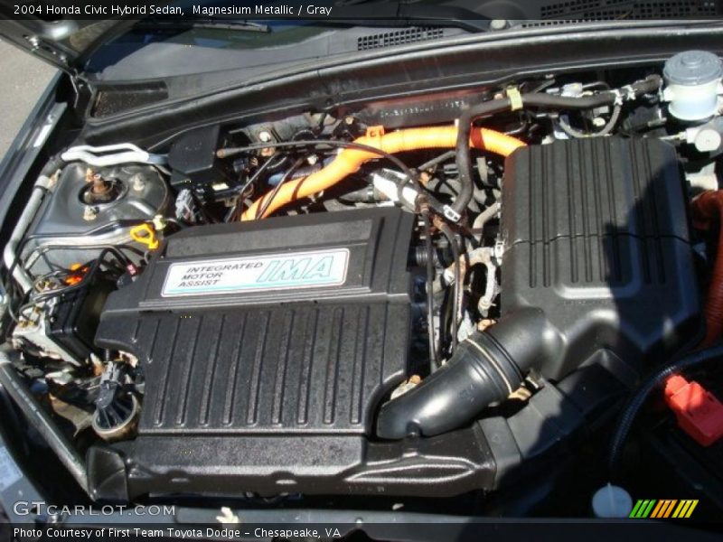 Magnesium Metallic / Gray 2004 Honda Civic Hybrid Sedan