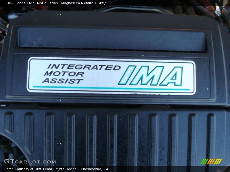 Magnesium Metallic / Gray 2004 Honda Civic Hybrid Sedan