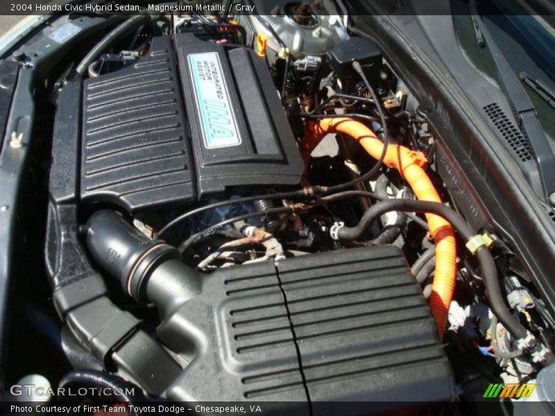 Magnesium Metallic / Gray 2004 Honda Civic Hybrid Sedan