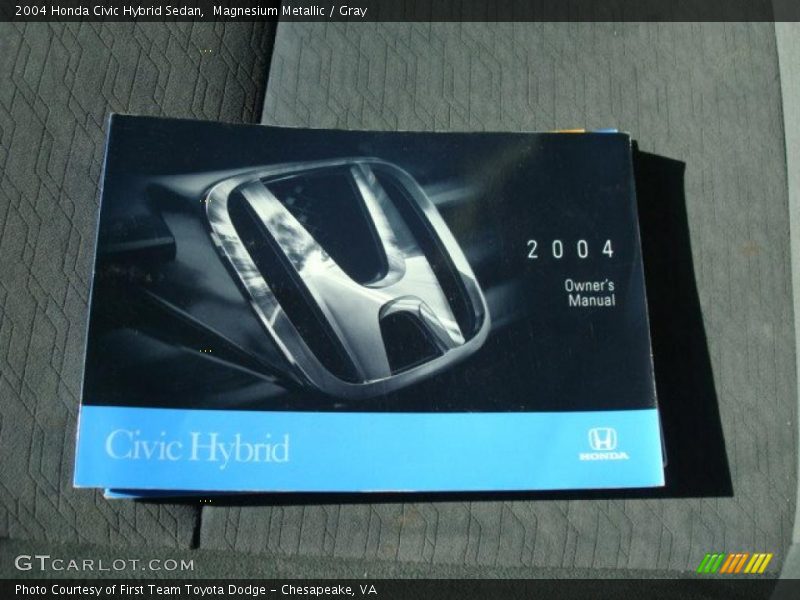 Magnesium Metallic / Gray 2004 Honda Civic Hybrid Sedan