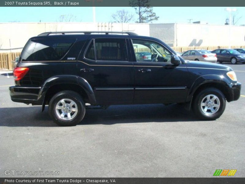 Black / Taupe 2007 Toyota Sequoia SR5