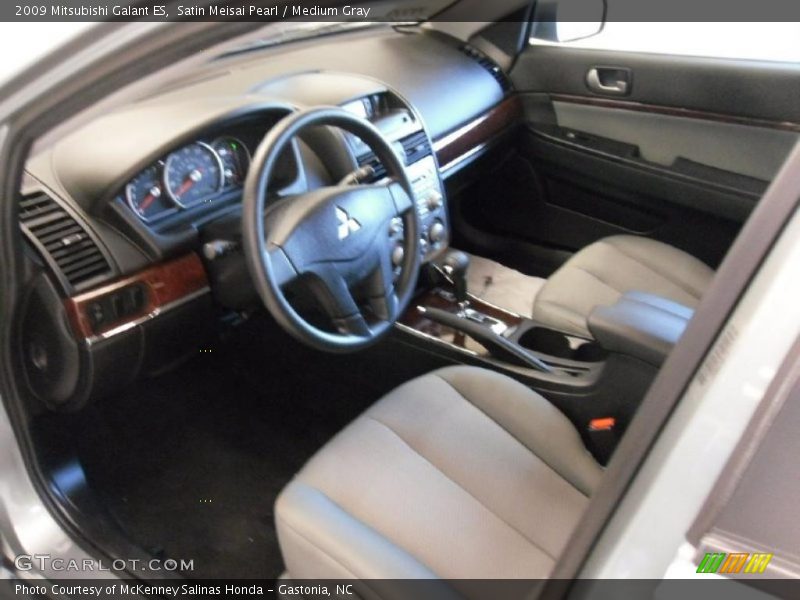 Satin Meisai Pearl / Medium Gray 2009 Mitsubishi Galant ES