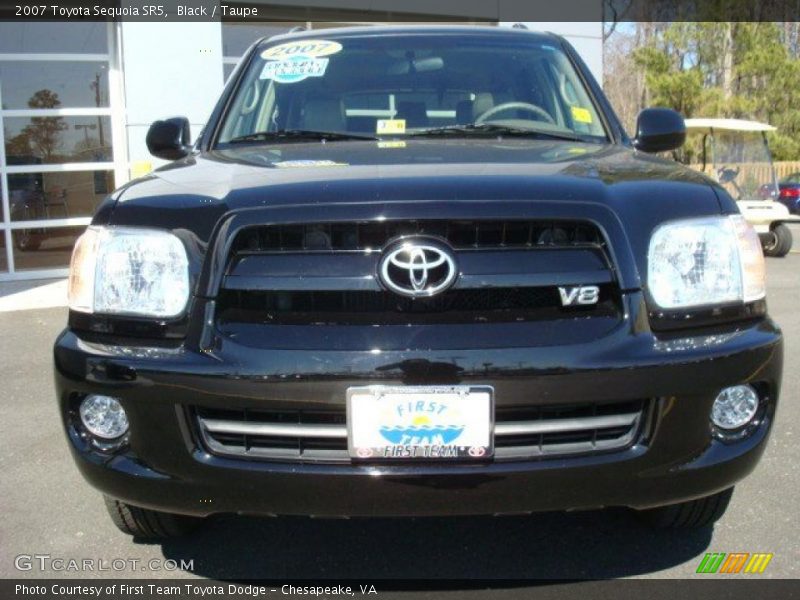 Black / Taupe 2007 Toyota Sequoia SR5