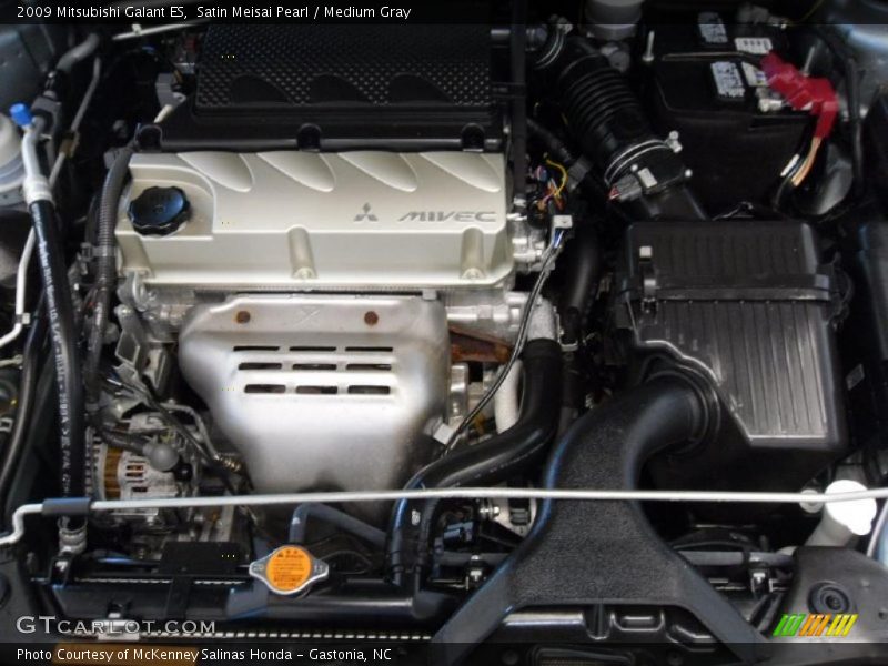 Satin Meisai Pearl / Medium Gray 2009 Mitsubishi Galant ES