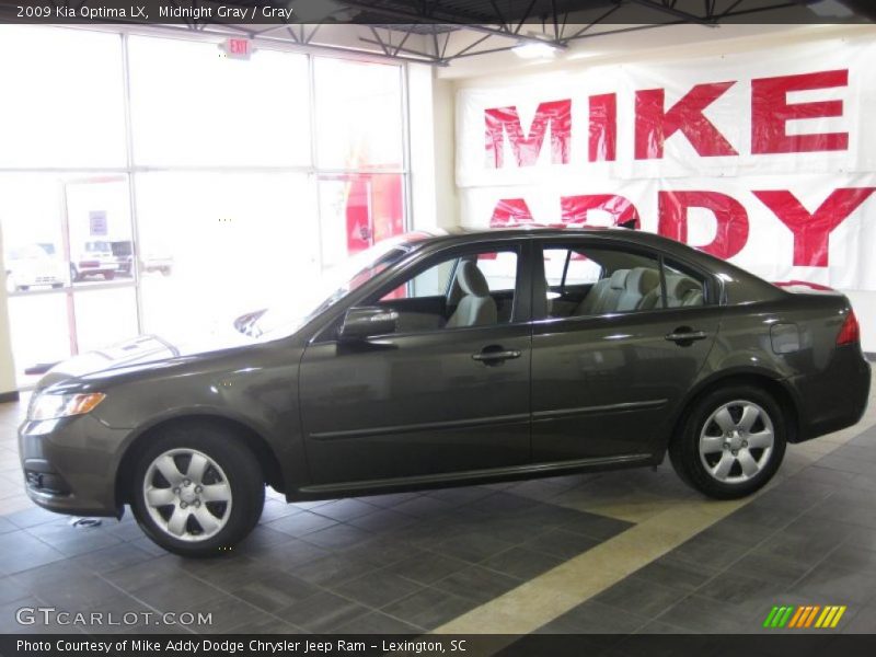 Midnight Gray / Gray 2009 Kia Optima LX
