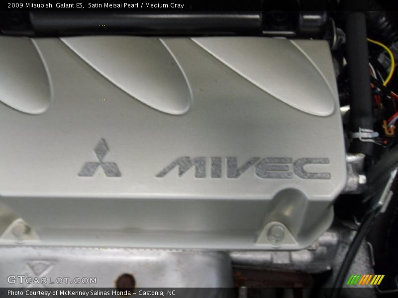 Satin Meisai Pearl / Medium Gray 2009 Mitsubishi Galant ES