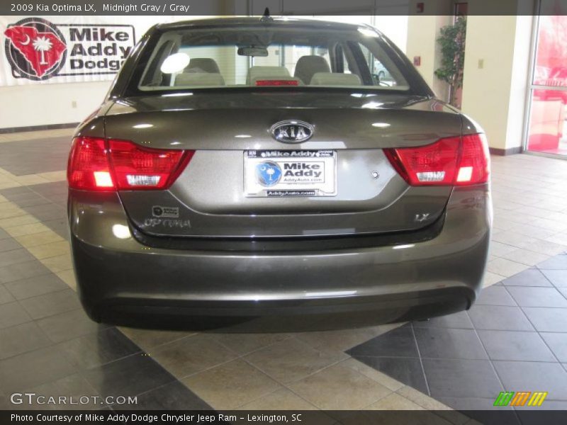Midnight Gray / Gray 2009 Kia Optima LX
