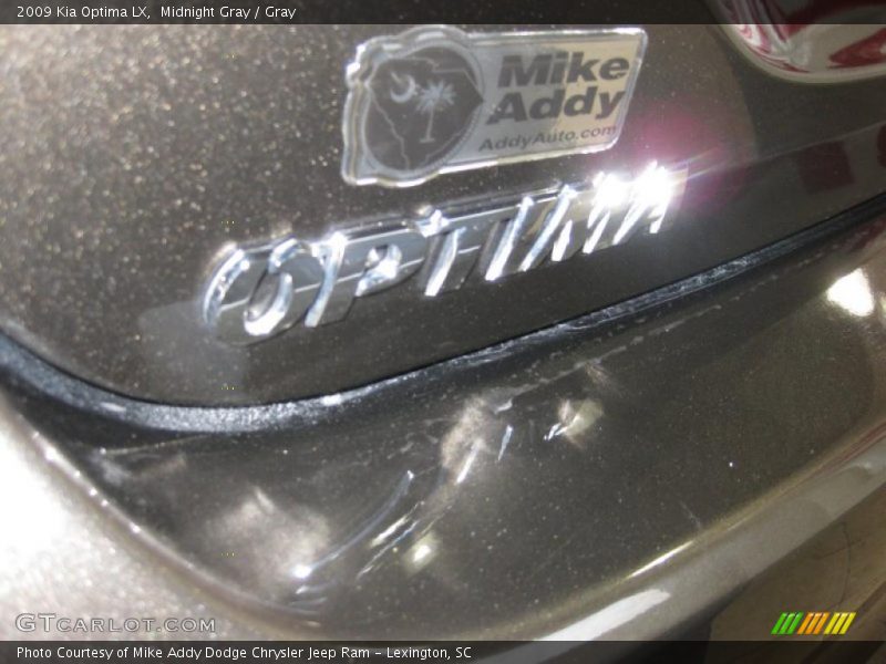 Midnight Gray / Gray 2009 Kia Optima LX