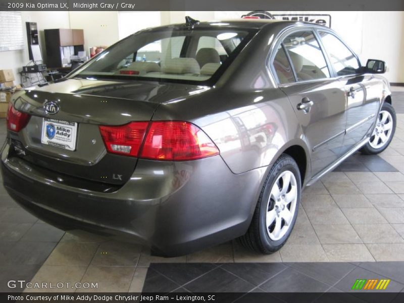 Midnight Gray / Gray 2009 Kia Optima LX