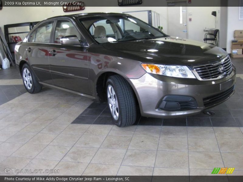 Midnight Gray / Gray 2009 Kia Optima LX