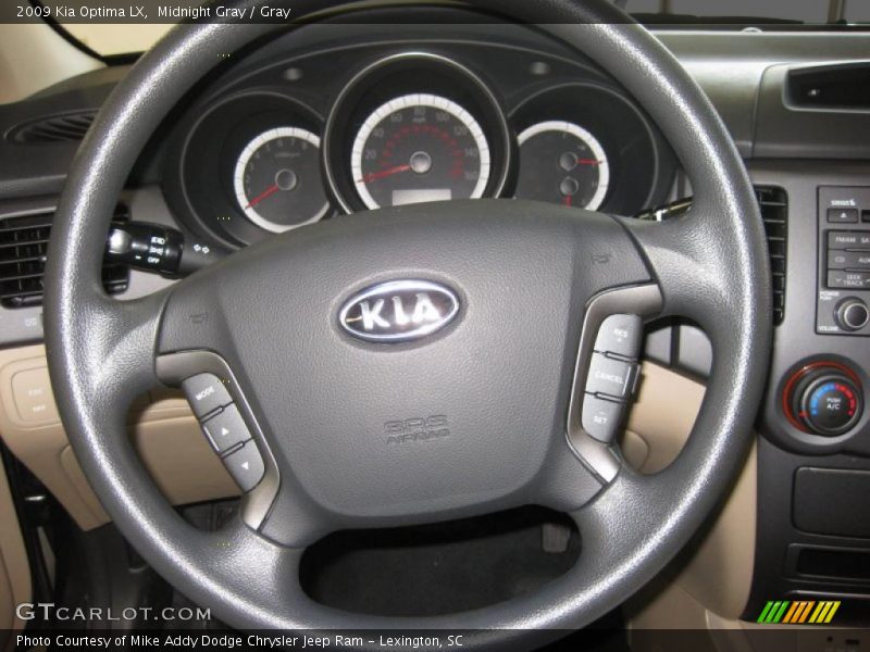 Midnight Gray / Gray 2009 Kia Optima LX
