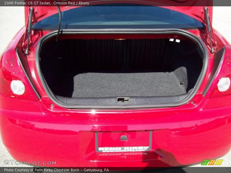 Crimson Red / Ebony 2006 Pontiac G6 GT Sedan