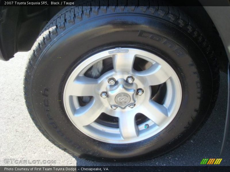 Black / Taupe 2007 Toyota Sequoia SR5