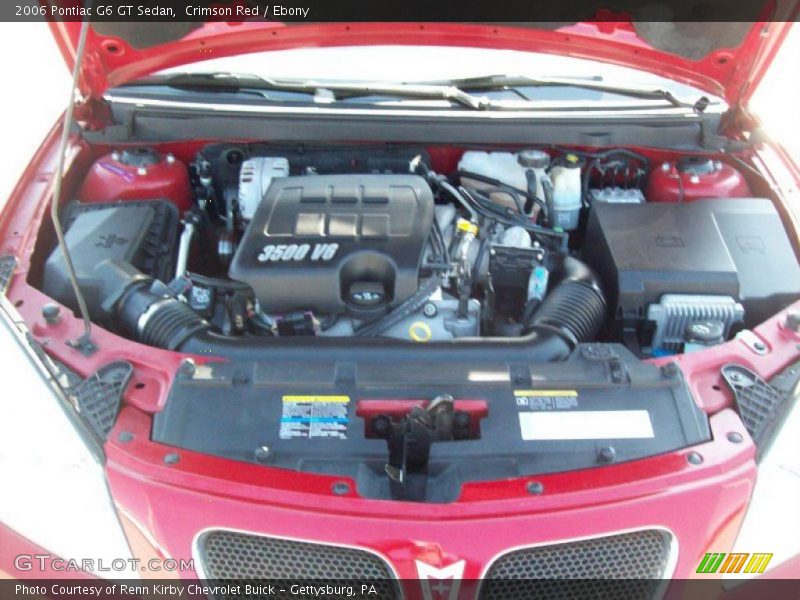 Crimson Red / Ebony 2006 Pontiac G6 GT Sedan