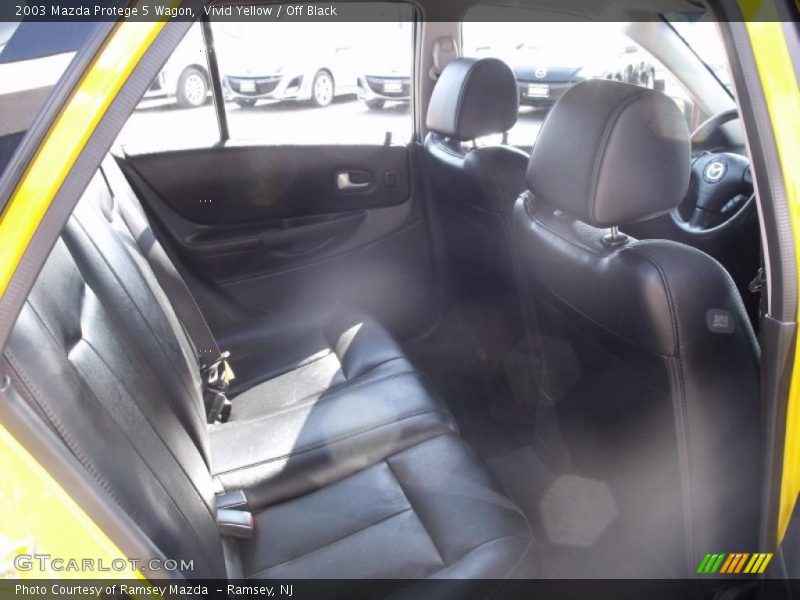 Vivid Yellow / Off Black 2003 Mazda Protege 5 Wagon