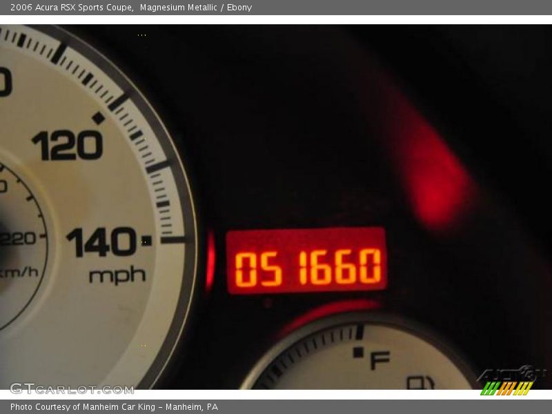 Magnesium Metallic / Ebony 2006 Acura RSX Sports Coupe