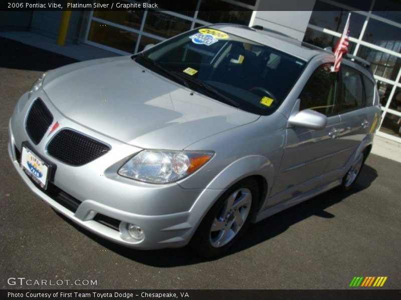 Platinum Silver / Graphite Black 2006 Pontiac Vibe